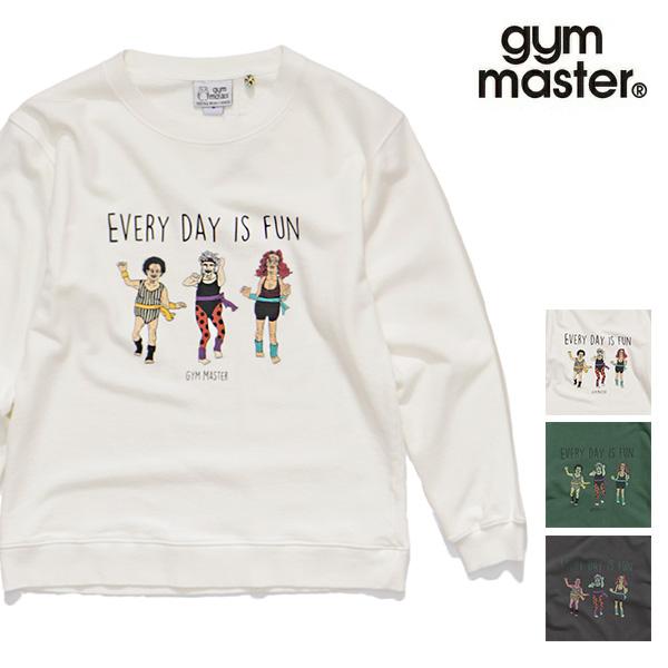 爆買 ジムマスター【gym master】9.4oz ピグメントエアロビクススウェットシャツ トレー...