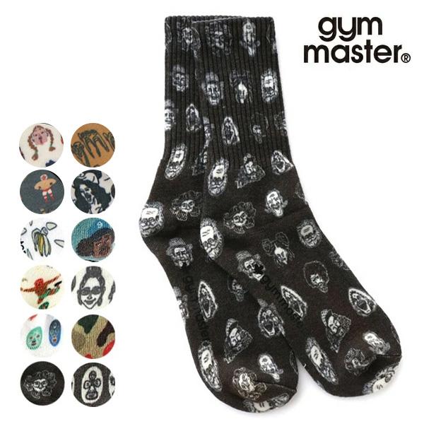 ジムマスター【gym master】ハッピーペイント クルーソックス ロングソックス クルーレングス...