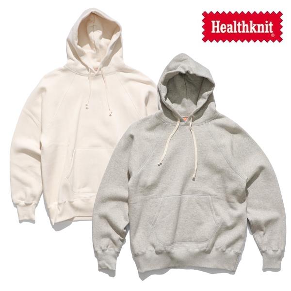 ヘルスニット【Healthknit】ヴィンテージシンカースウェット ラグランフーディ長袖 パーカー ...
