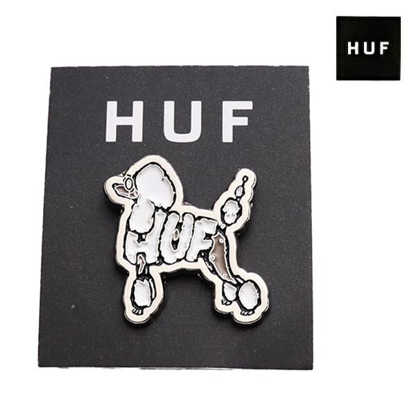 ハフ【HUF】AC00746 BEST IN SHOW PIN ピンバッジ ロゴ 犬 シルバー【ネコ...