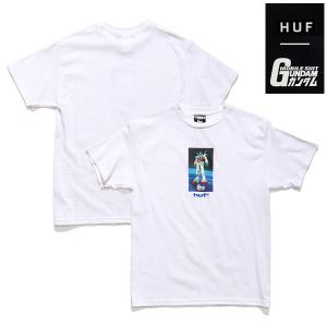 ハフ【HUF】RX-78 S/S TEE ハフ × 機動戦士ガンダム アムロ・レイ Tシャツ 半袖 ロゴ メンズ アニメ ガンダム コラボ トップス クルーネック【ネコポス発送】｜bobsstore