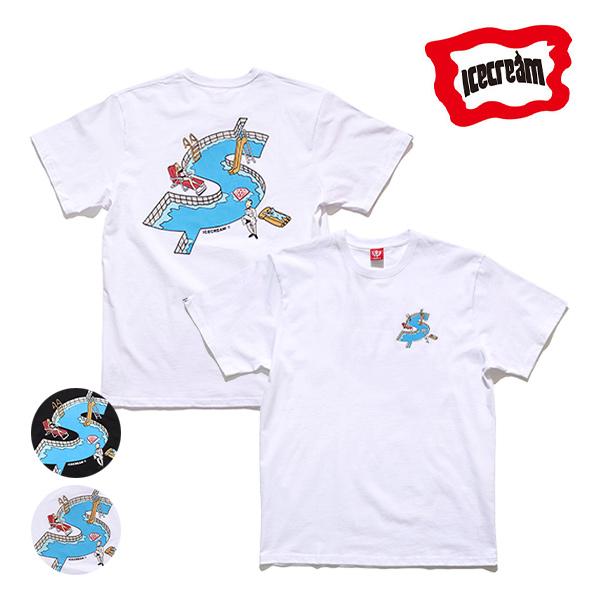 アイスクリーム【ICE CREAM】SURPLUS SS TEE 半袖 ソフトクリーム ロゴ Tシャ...