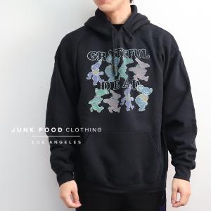 ジャンクフード クロージング【JUNK FOOD CLOTHING】GRATEFUL DEAD スウェット トレーナー 裏起毛 ロゴ グレイトフル・デッド メンズ レディース｜bobsstore