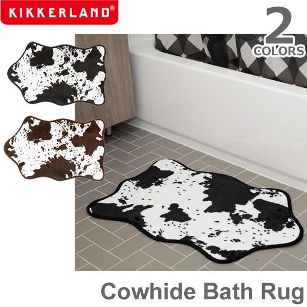 爆買 キッカーランド【KIKKERLAND】Cowhide Bath Rug カウハイドバスラグ バ...