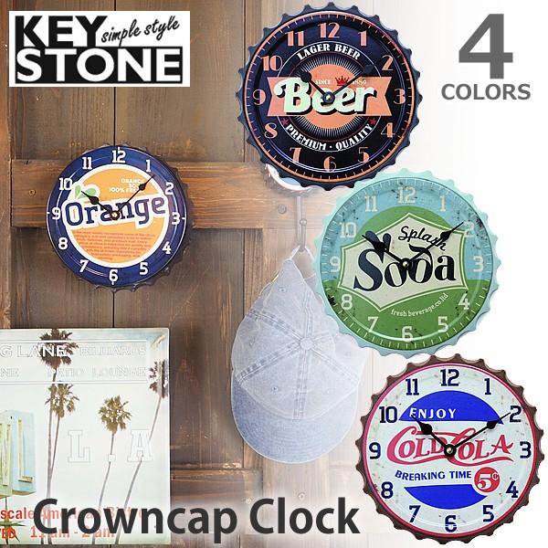 爆買 キーストーン KEY STONE クラウンキャップクロック  時計 掛け時計 置き時計 ヴィン...