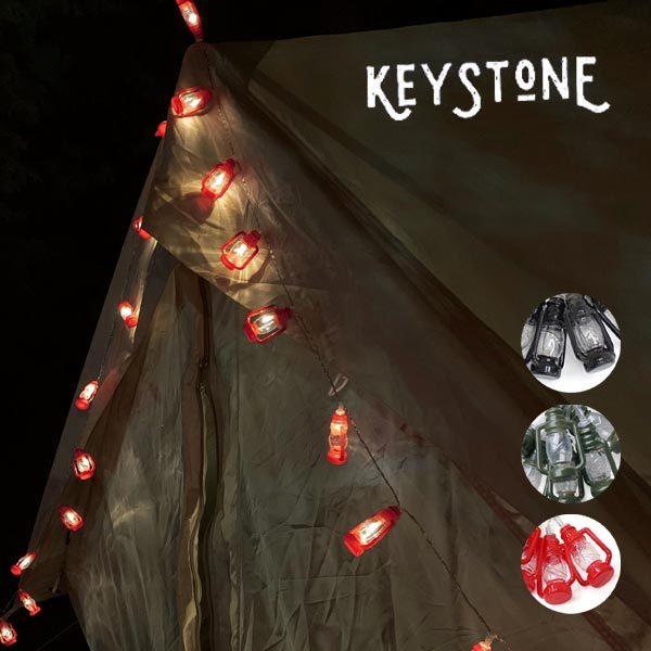 キーストーン【KEY STONE】DE0460 LEDストリング ランタン 20P アウトドア キャ...