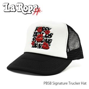 ラロパ【LA ROPA】PBSB Signature Trucker Hat メッシュキャップ キャップ 帽子 リップ ロゴ 刺繍 メンズ レディース ストリート｜bobsstore