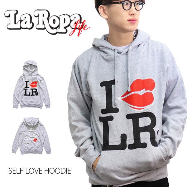 ラロパ【LA ROPA】SELF LOVE HOODIE パーカー プルオーバー フーディー ロゴ ...