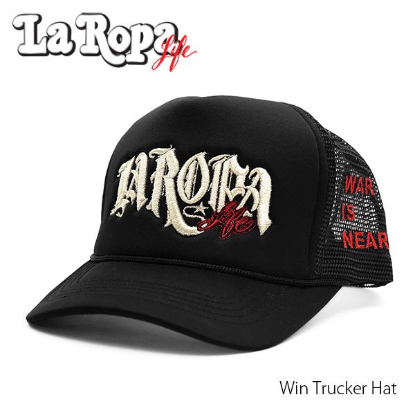 ラロパ【LA ROPA】Win Trucker Hat メッシュキャップ キャップ 帽子 リップ ロ...