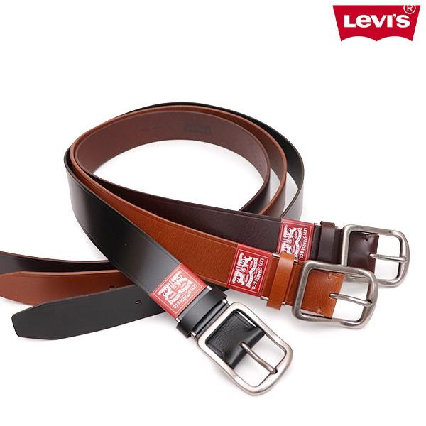 リーバイス 【levis】BELT ベルト 牛革 レザー カジュアル Free フリーサイズ メンズ...