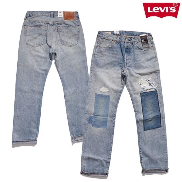 リーバイス【Levi&apos;s】501 ジーンズ ミディアムインディゴ デニム ベーシックシルエット レギ...