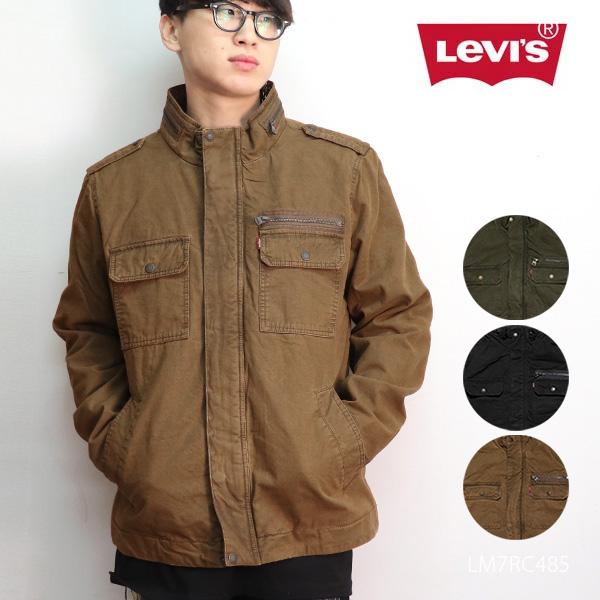 リーバイス 【levis】TWO POCKET MILITARY JACKET LM7RC485 ミ...