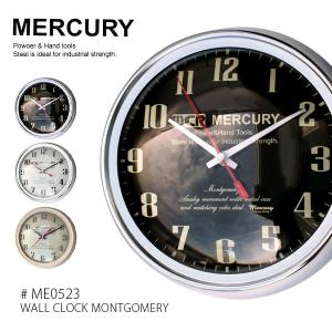 マーキュリー【MERCURY】ME0523 ウォールクロック MONTGOMERY おしゃれ リビング インテリア 雑貨 部屋 時計 掛け時計 ヴィンテージ アメリカン雑貨