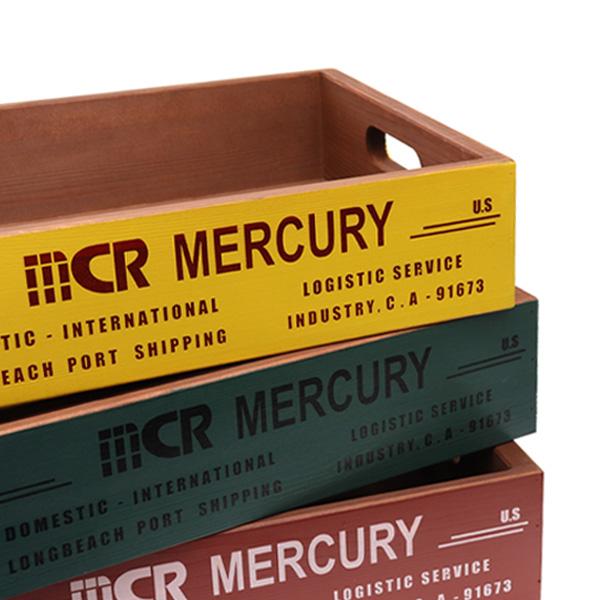 マーキュリー【MERCURY】ME058 ウッドクレート ウッドボックス 木箱 アメリカン雑貨 収納...