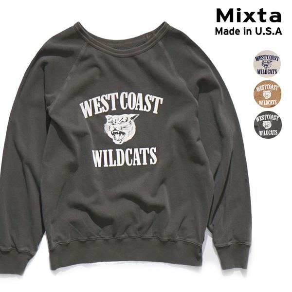 ミクスタ【MIXTA】R257 SWEATSHIRT MOUNTAIN LION スウェット トレー...