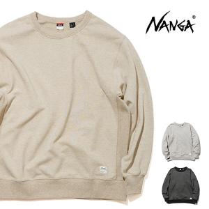 ナンガ【NANGA】ECO HYBRID SWEATSHIRT エコハイブリッド スウェットシャツ 長袖 スウェット プルオーバー トレーナー アウトドア メンズ レディース｜bobsstore