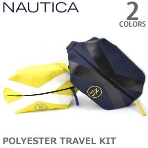 ノーティカ/Nautica NB0014 TRAVEL KIT ポーチ トラベルキット バッグ ノーティカ ネイビー イエロー｜bobsstore