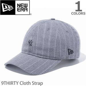 ニューエラ【NEW ERA】11474899 キャップ 930 9THIRTY Cloth Strap ピンストライプ ニューヨーク・ヤンキース　グレ｜bobsstore