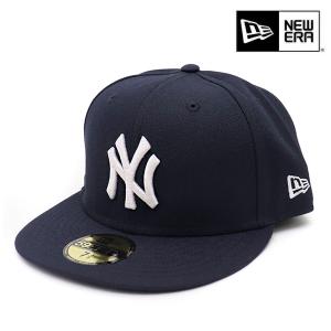 ニューエラ/NEW ERA 59FIFTY MLBオンフィールド ニューヨーク・ヤンキース ゲーム New York Yankees 帽子 キャップ ロゴ メンズ レディース ネイビー｜bobsstore