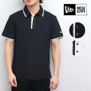 ニューエラ【ＮＥＷ ＥＲＡ】ゴルフ 半袖 鹿の子 ポロシャツ Color Collar ユニセックス メンズ レディース ゴルフウェア【ネコポス発送】｜bobsstore