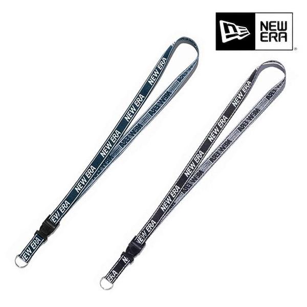 ニューエラ【ＮＥＷ ＥＲＡ】ネックストラップ  首かけ ストラップ パスケース 鍵 キーホルダー ス...