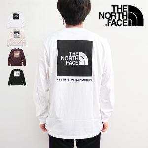 ザ・ノース・フェイス【THE NORTH FACE】Men’s Long-Sleeve Box NSE Tee 長袖 ロンT ロングTシャツ ボックス ロゴ メンズ US規格【ネコポス発送無料】｜bobsstore