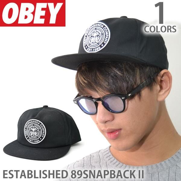 オベイ【OBEY】キャップ 100570051 STABLISHED 89 SNAPBACK II ...