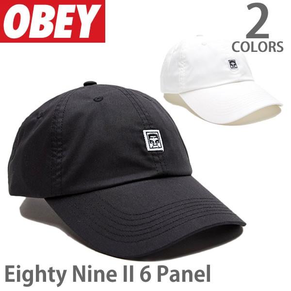 オベイ【OBEY】EIGHTY NINEII 6PANEL HAT ロゴ キャップ 帽子 10058...
