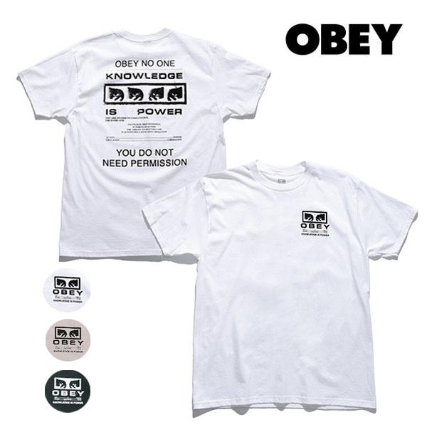 オベイ【OBEY】Permission Classic T-Shirt Tシャツ 半袖 メンズ レデ...