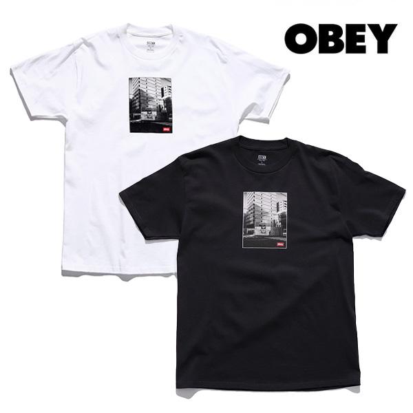 オベイ【OBEY】Osaka Photo Classic T-Shirt Tシャツ 半袖 メンズ レ...
