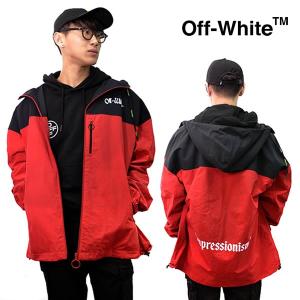 オフホワイト【Off-White】 正規品 WINDBREAKER RED ウインド