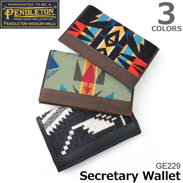 ペンドルトン PENDLETON GE229 ネイティブ柄 ２つ折り 長財布 Secretary W...