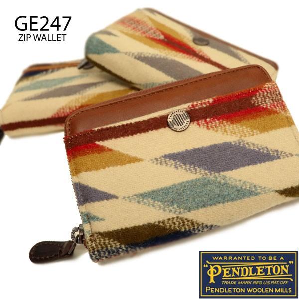 ペンドルトン【PENDLETON】ZIP WALLET ウォレット GE247 ネイティブ柄 ２つ折...