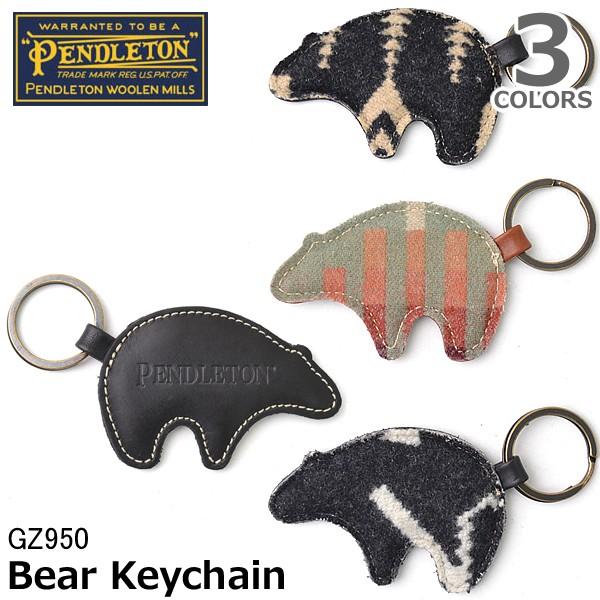 ペンドルトン/PENDLETON BEAR KEY CHAIN GZ950 キーリング キーホルダー...