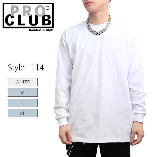 プロクラブ【PRO CLUB】114 Heavyweight Cotton Long Sleeve ...