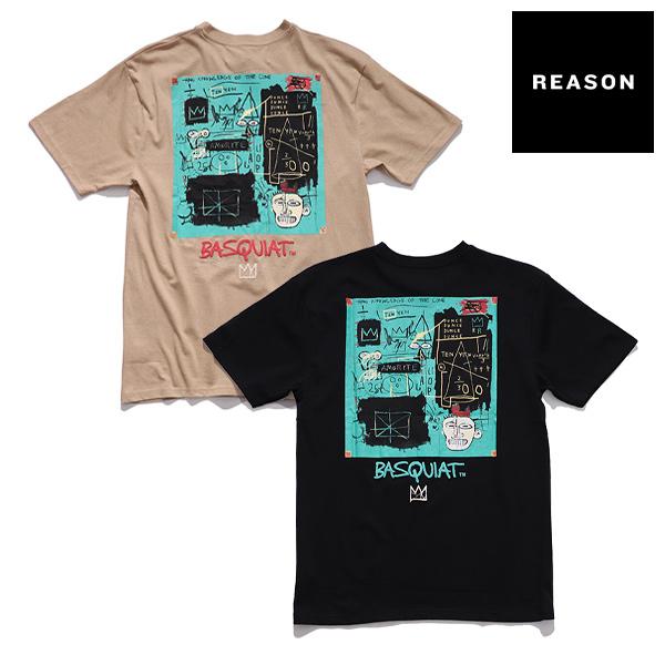 リーズン【REASON】JMB-27 JEAN-MICHEL BASQUIAT Tシャツ 半袖 ジャ...