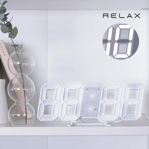 リラックス【RELAX】SG2 リラックス LEDデジタルセグメントクロック セグロック2 SEGLOCK2 時計 置時計 壁掛時計 LED時計 カレンダー インテリア おしゃれ｜bobsstore