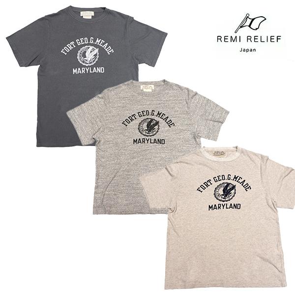 レミ レリーフ【REMI RELIEF】リサイクル天竺 SP 加工TEE Tシャツ 半袖 トップス ...
