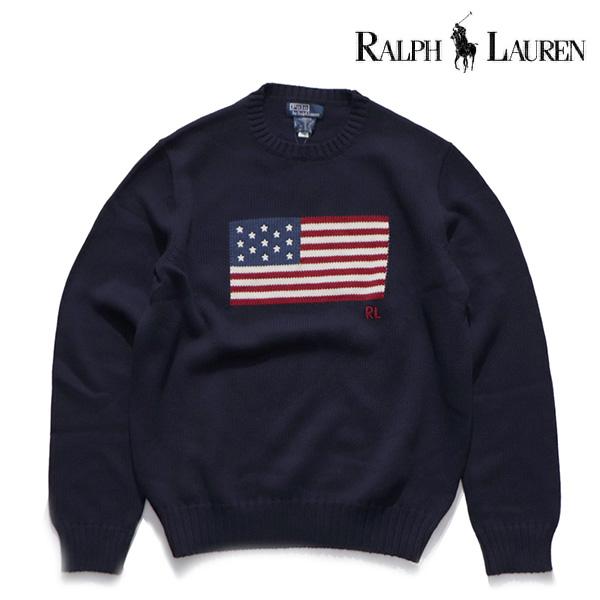 ポロ ラルフローレン【POLO RALPH LAUREN】FLAG SWEATER ニット セーター...