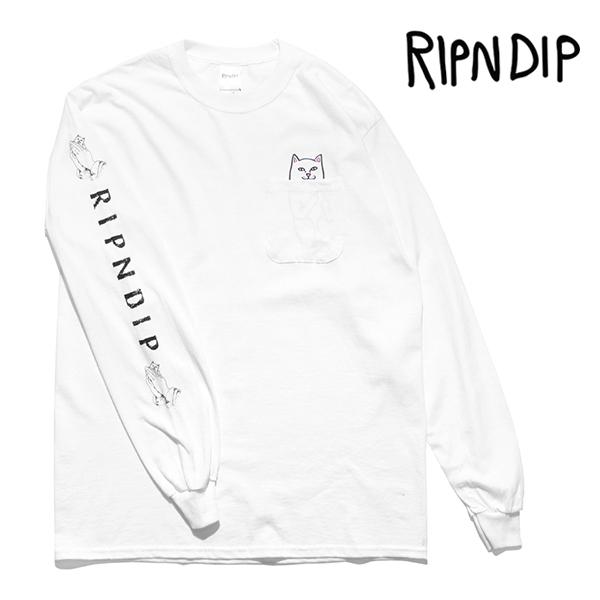 リップンディップ【RIPNDIP】RND0427 Lord Nermal Pocket L/S ロン...