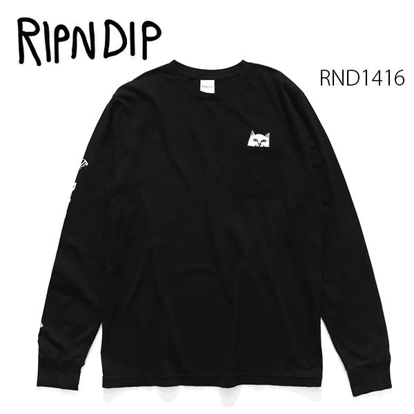リップンディップ【RIPNDIP】RND1416 Lord Nermal Pocket L/S ロン...