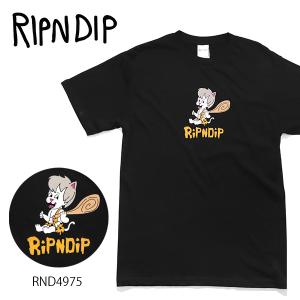 リップンディップ【RIPNDIP】RND4975 Ripnstone Tee メンズ レディース 半袖 ロードナーマル ネコ ユニセックス【ネコポス発送送料無料】｜bobsstore