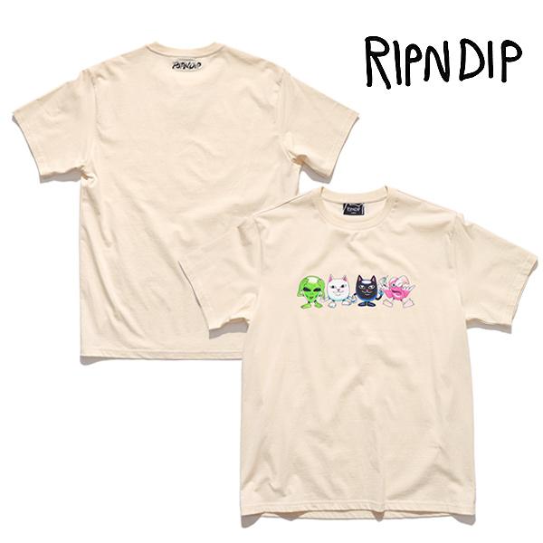 リップンディップ【RIPNDIP】Bestie Gang Tee 半袖 Tシャツ ネコ ストリート ...