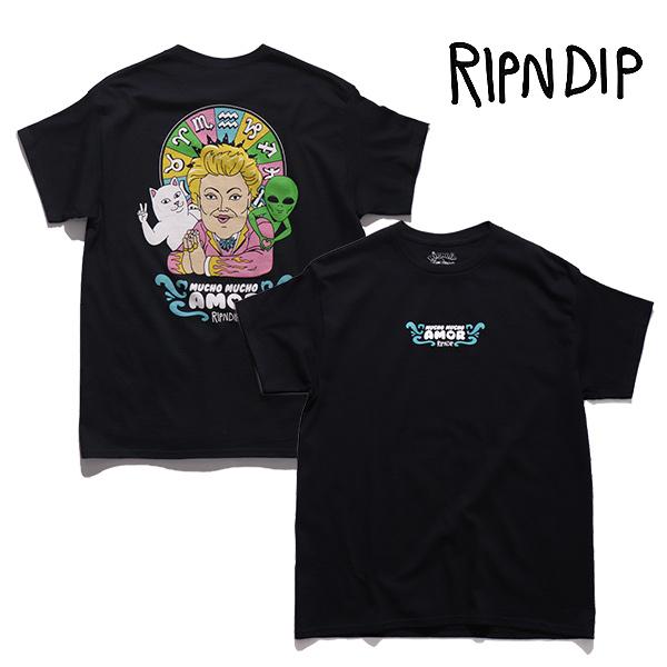 リップンディップ【RIPNDIP】Mucho Mucho Amor Tee 半袖 Tシャツ ネコ ス...