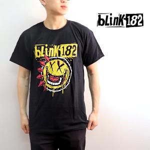 ブリンク 182【BLINK-182】SS TEE Tシャツ スマイル 半袖 ロゴT バンドT ロックT ポップ・パンク・バンド メンズ レディース US規格【ネコポス発送無料】｜bobsstore