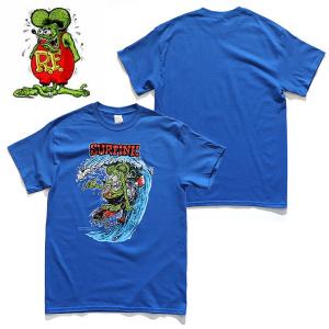 ラット フィンク【Rat Fink】SURFINK サーフ エド・ロス モンスター Tシャツ 半袖 ロックT バンドT【ネコポスのみ送料無料】｜bobsstore