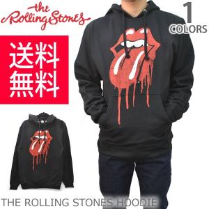 ザ・ローリングストーンズ/THE ROLLING STONES パーカー プルオーバー フーディー 裏起毛 プリント バンド ヒップホップ  正規品｜bobsstore