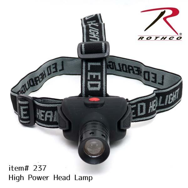 ロスコ /Rothco 3 WATT HEADLAMP 237ヘッドランプ ヘッドライト ライト ラ...