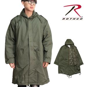 ロスコ 【Rothco】M-51 Fishtail Parka ミリタリー フード付き ジャケット モッズコート アウター メンズ レディース 米軍 アメリカ US規格 ヴィンテージ｜bobsstore