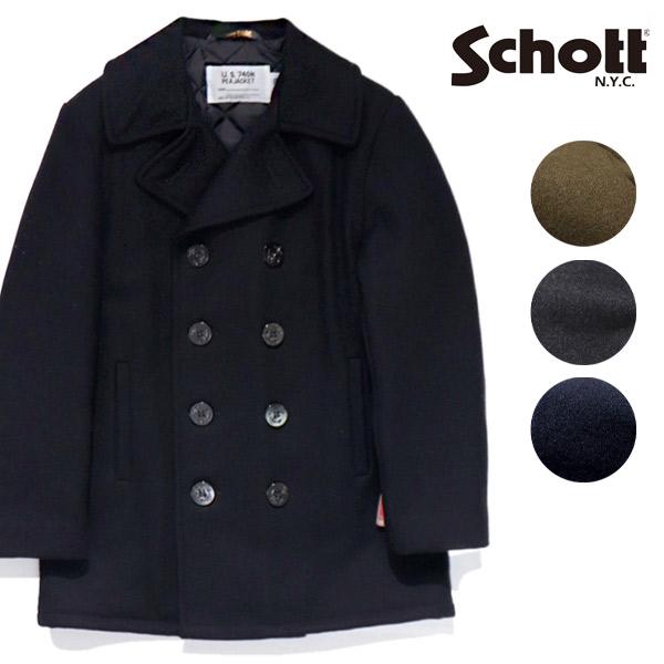 ショット【Schott】740US PEACOAT ピーコート アウター ジャケット ウール メンズ...